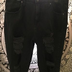 Target distressed mom/ boyfriend jeans